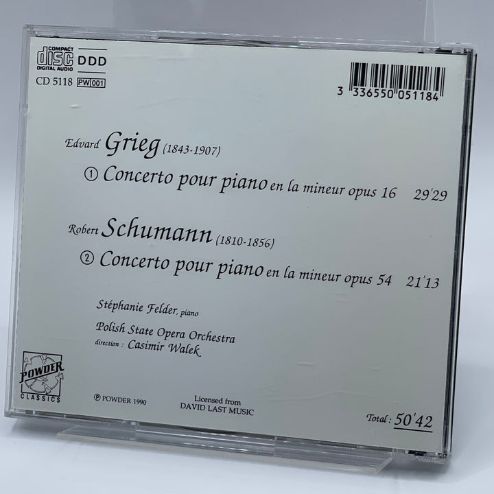 Klassisk CD med Schumann och Grieg konserter