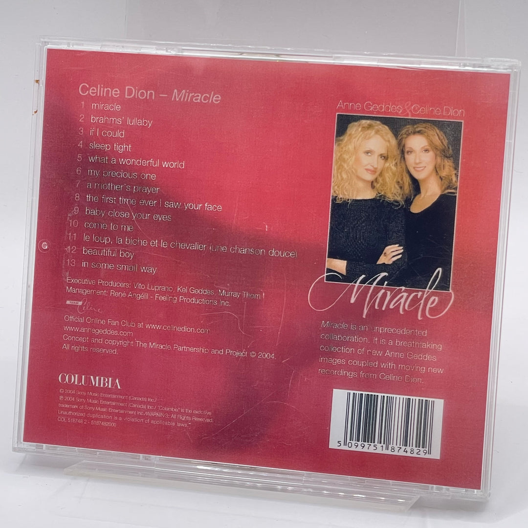 Celine Dion Miracle CD Unik Musiksamling
