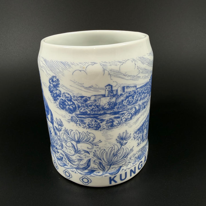 Retro Porslinsmugg Bygdö med Kungälvsmotiv