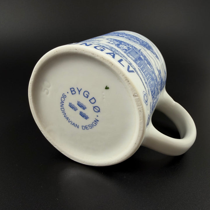 Retro Porslinsmugg Bygdö med Kungälvsmotiv