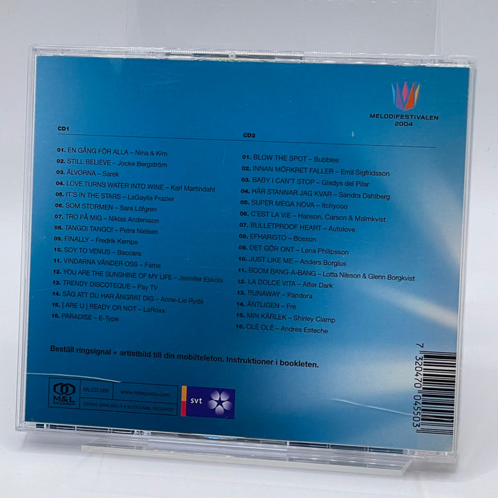 Melodifestivalen 2004 Dubbel-CD Retro Schlager