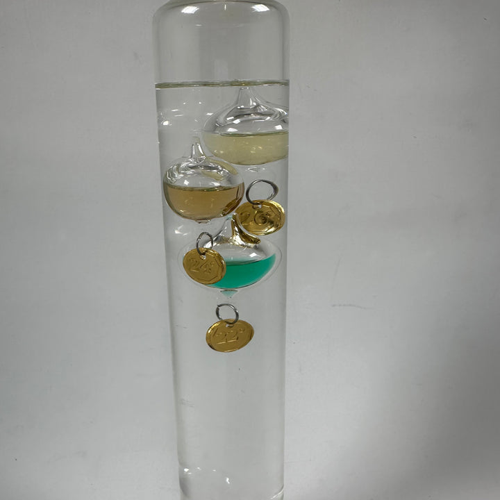 Unik glastermometer Thüringer Glaskunst vintage