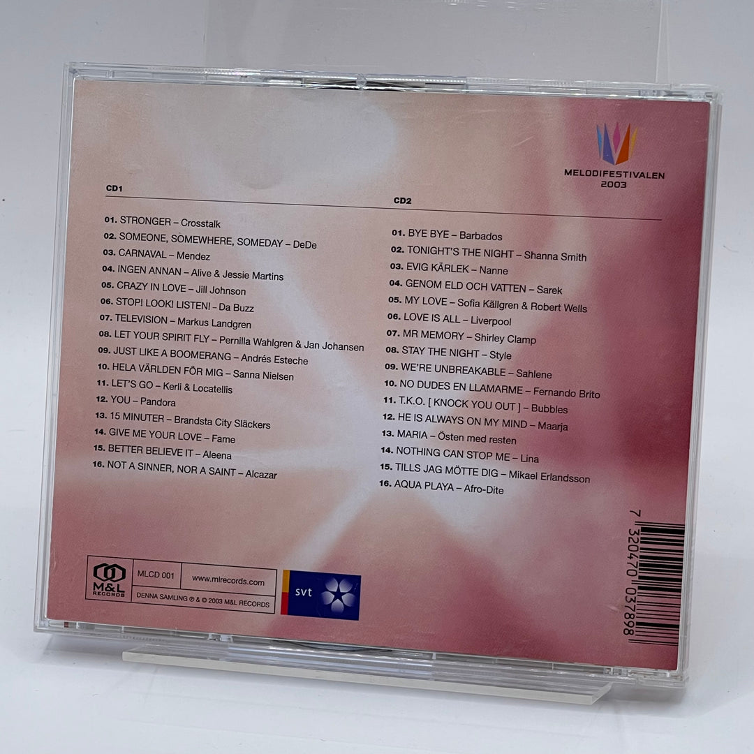 Melodifestivalen 2003 Dubbel-CD Nostalgisk Tidskapsel