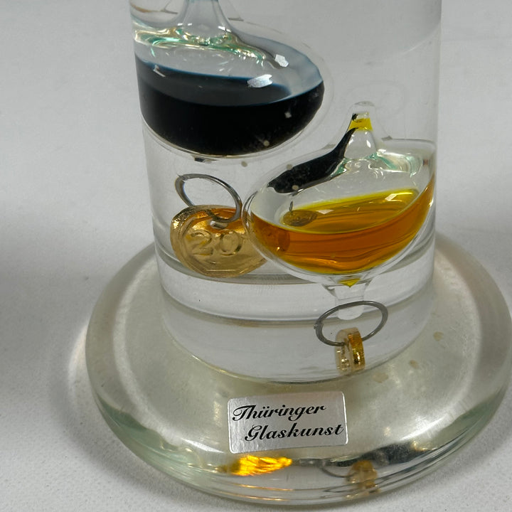 Unik glastermometer Thüringer Glaskunst vintage