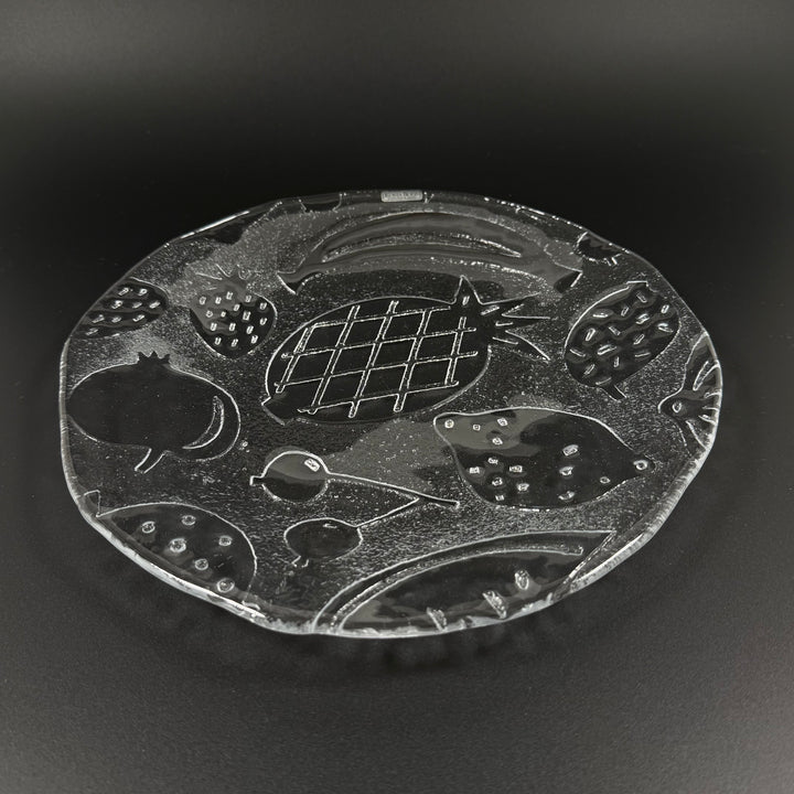 Kosta Boda kristallfat retro fruktmotif 27cm