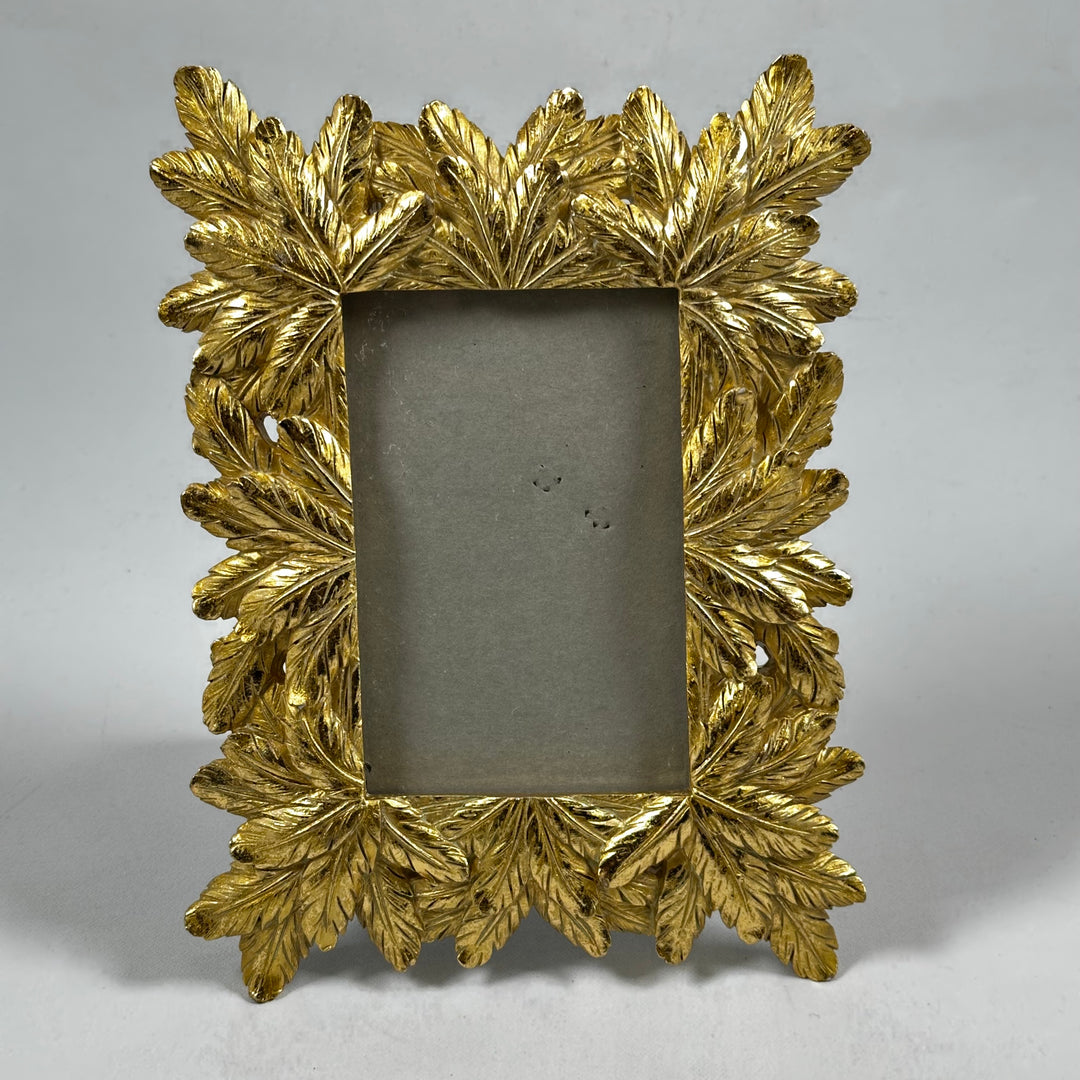 Elegant retro bildram i guldmetal 20x25 cm