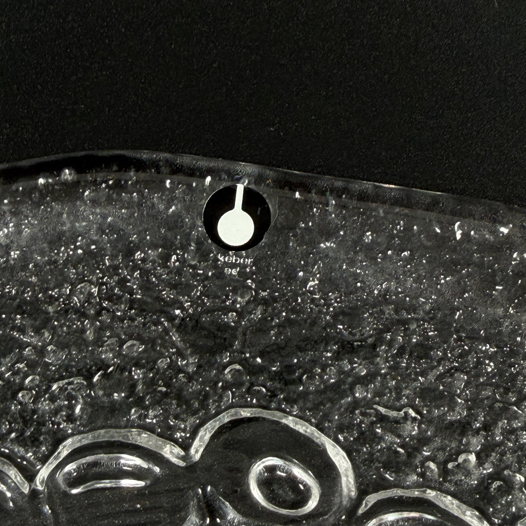 Pukeberg retro glasfat med fruktmotiv