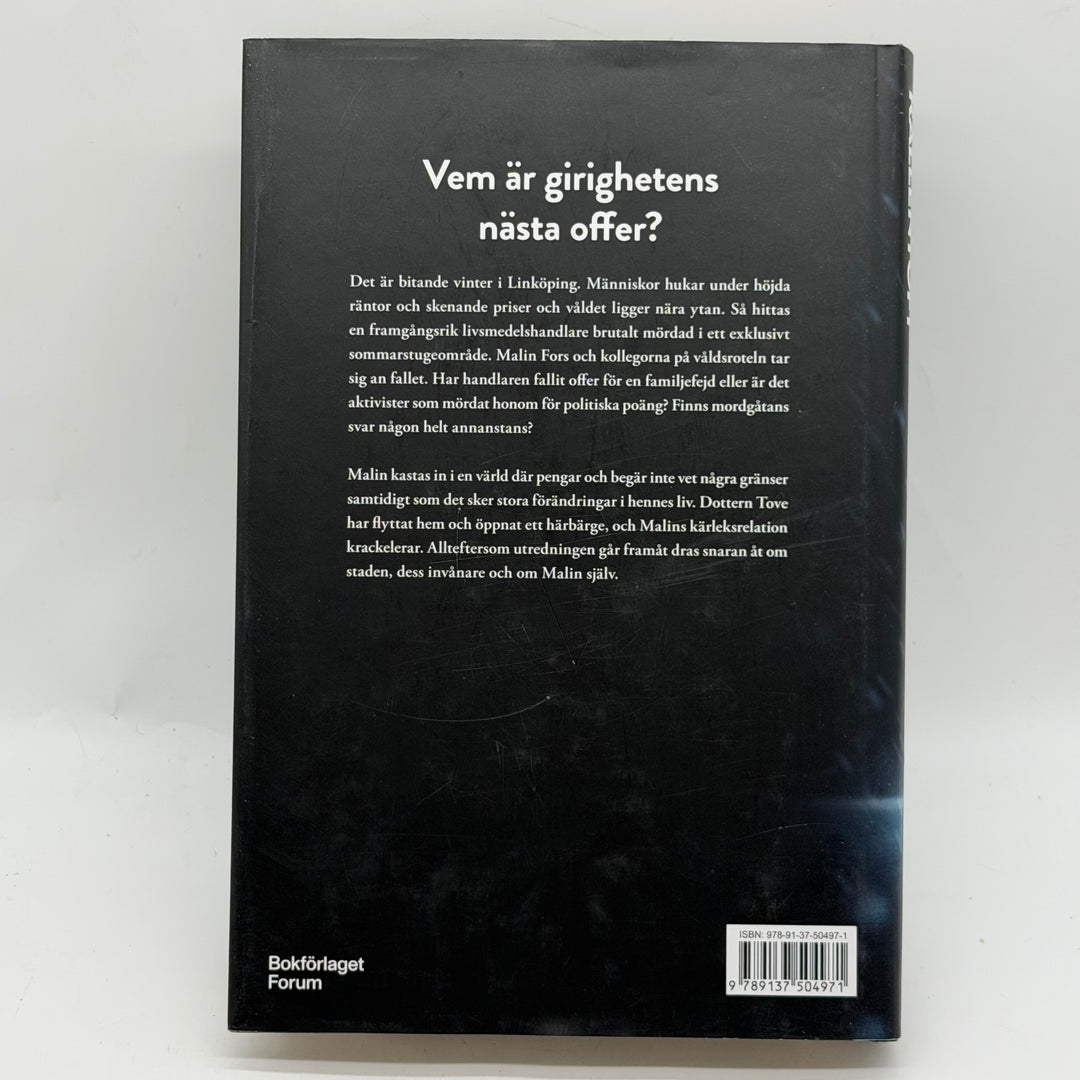 Isgudarna kriminalroman Mons Kallentoft inbunden bok