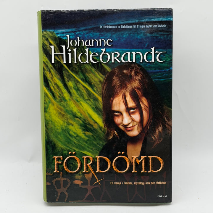 Fördömd skräckroman inbunden Johanne Hildebrandt begagnad