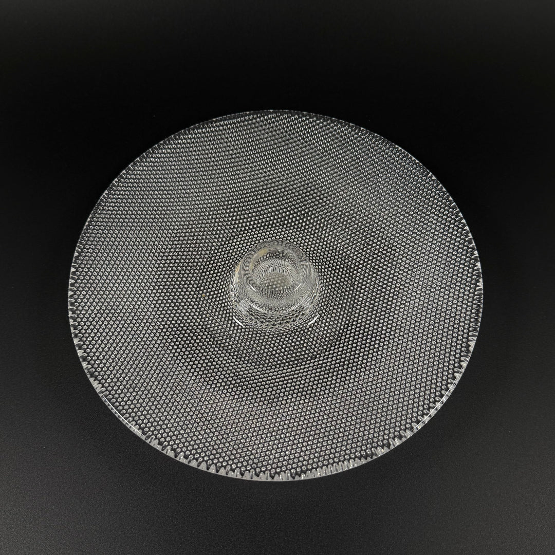 Elegant ljusstake i glas från Kosta Boda