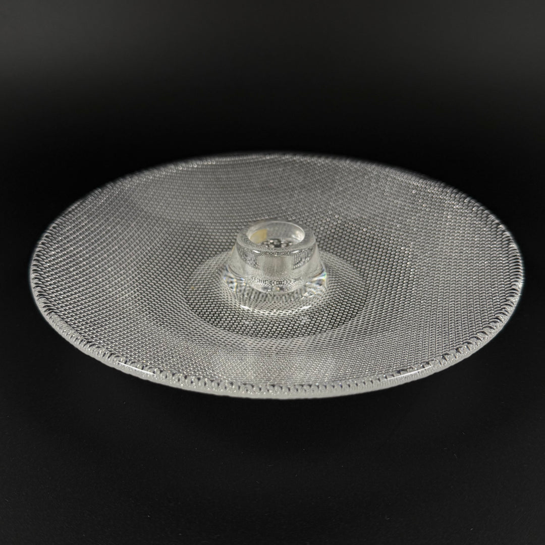 Elegant ljusstake i glas från Kosta Boda