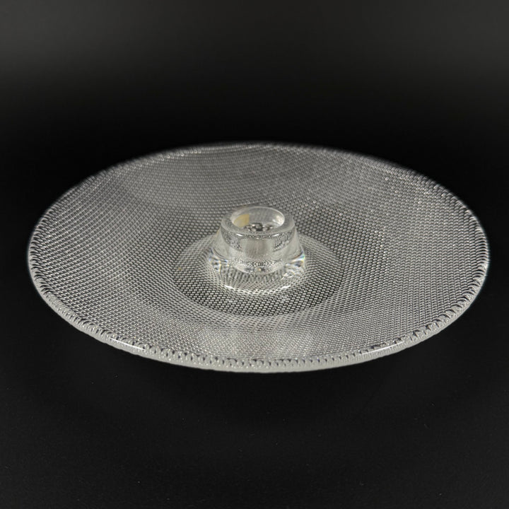 Elegant ljusstake i glas från Kosta Boda