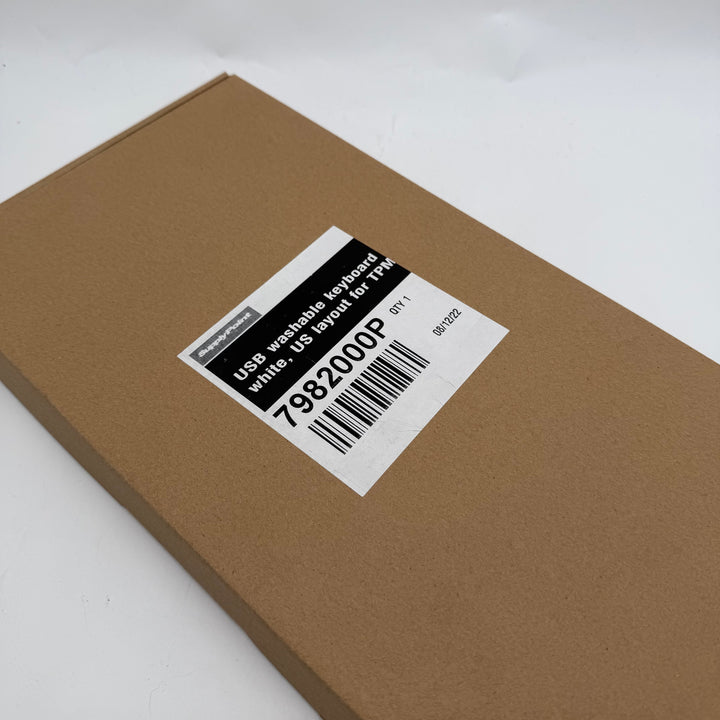 Vitt fullstort USB-tangentbord TG3 Electronics
