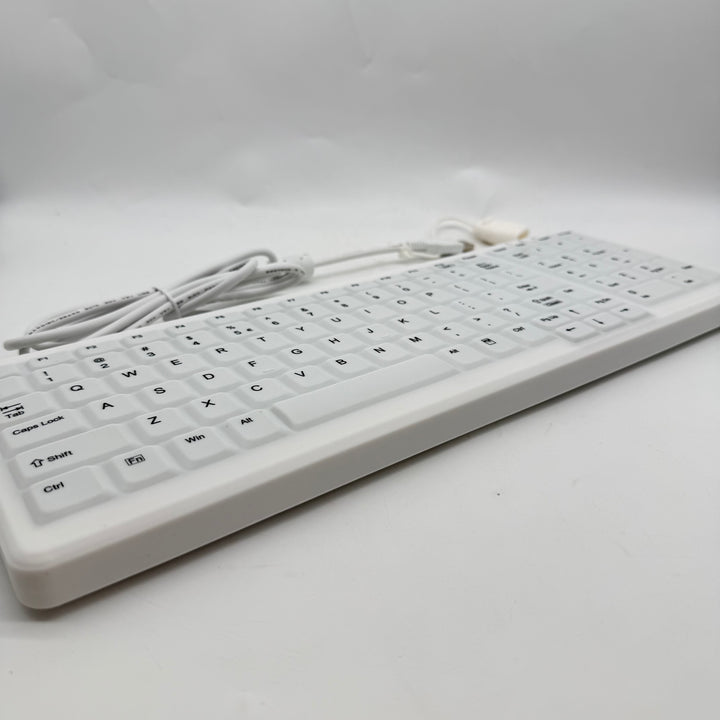Vitt fullstort USB-tangentbord TG3 Electronics