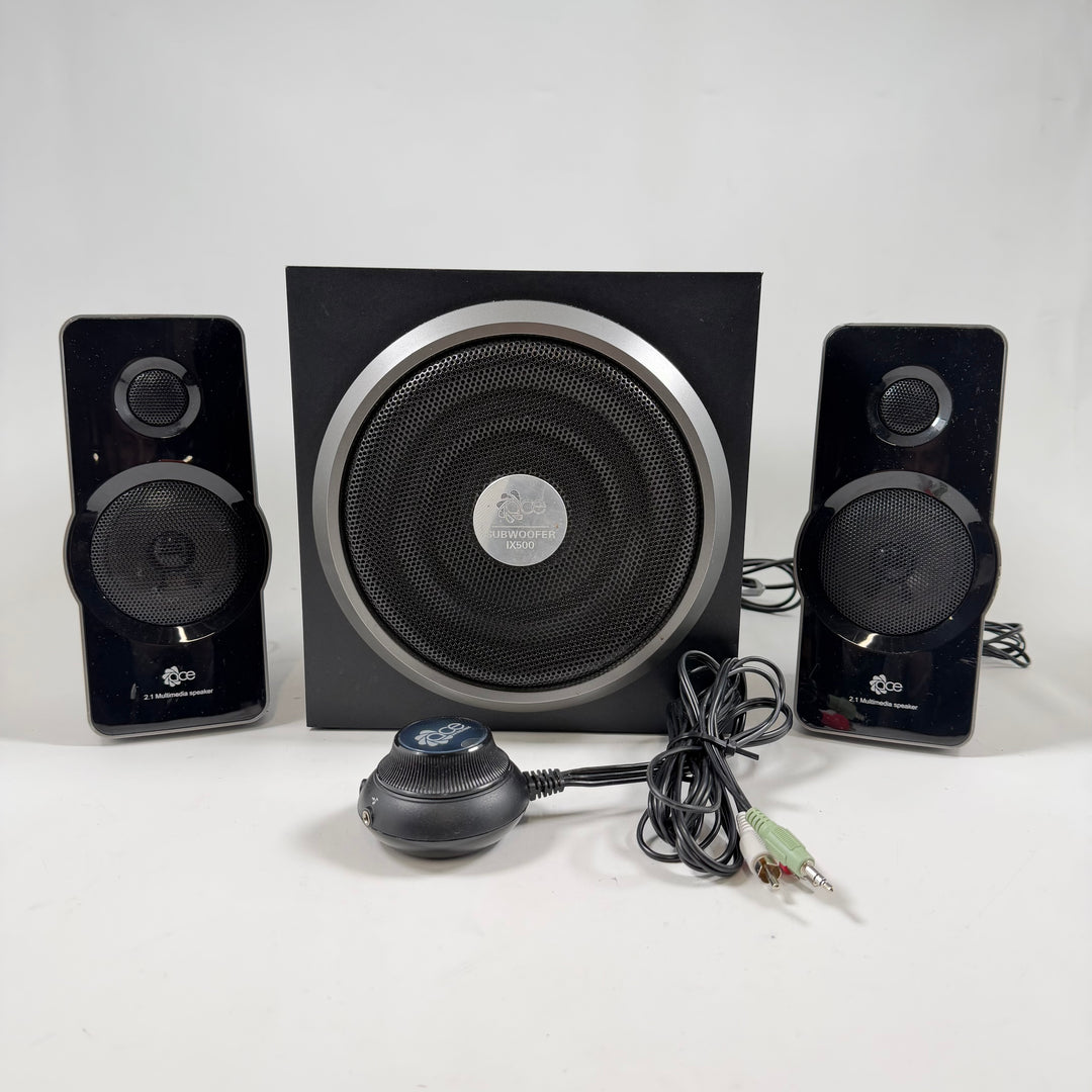 QCE IX-500 Kraftfulla Multimediahögtalare Begagnat