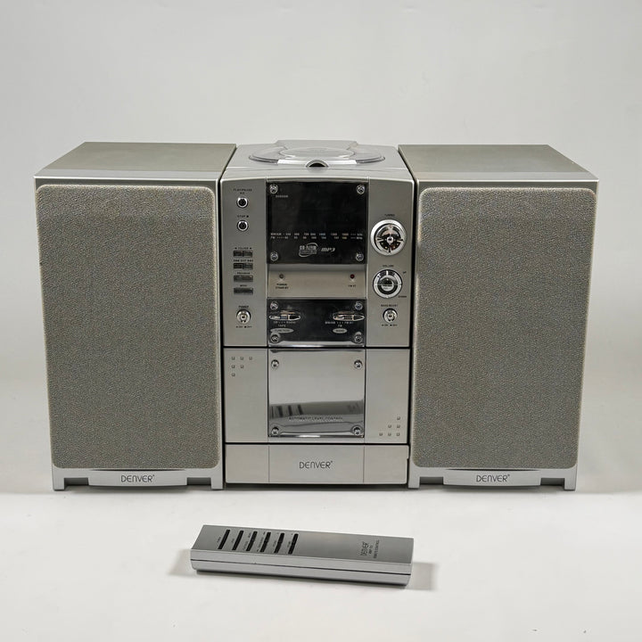 Denver retro stereoanläggning med CD och kasett