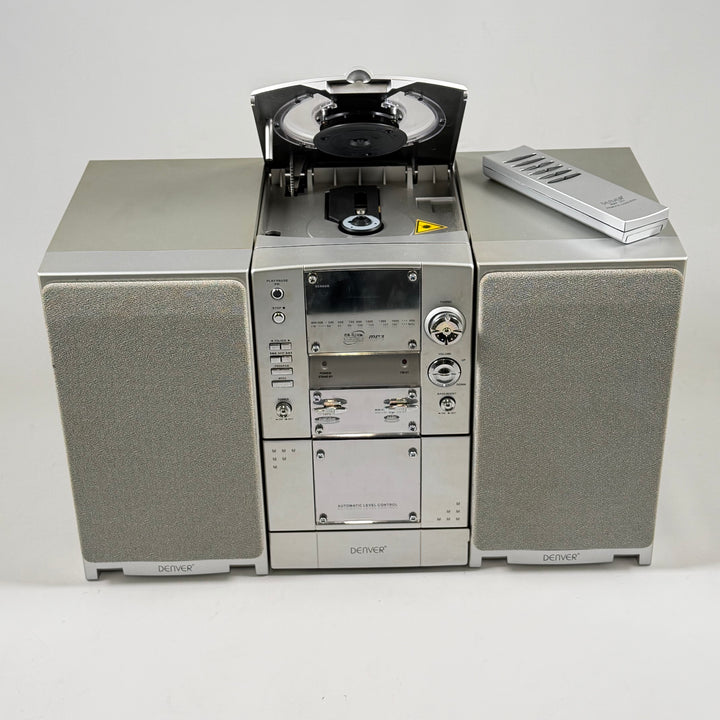 Denver retro stereoanläggning med CD och kasett