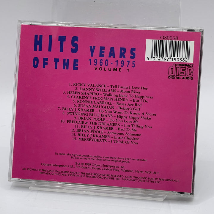 CD: Nostalgiska Hits 1960-1975 Retro Musiksamling