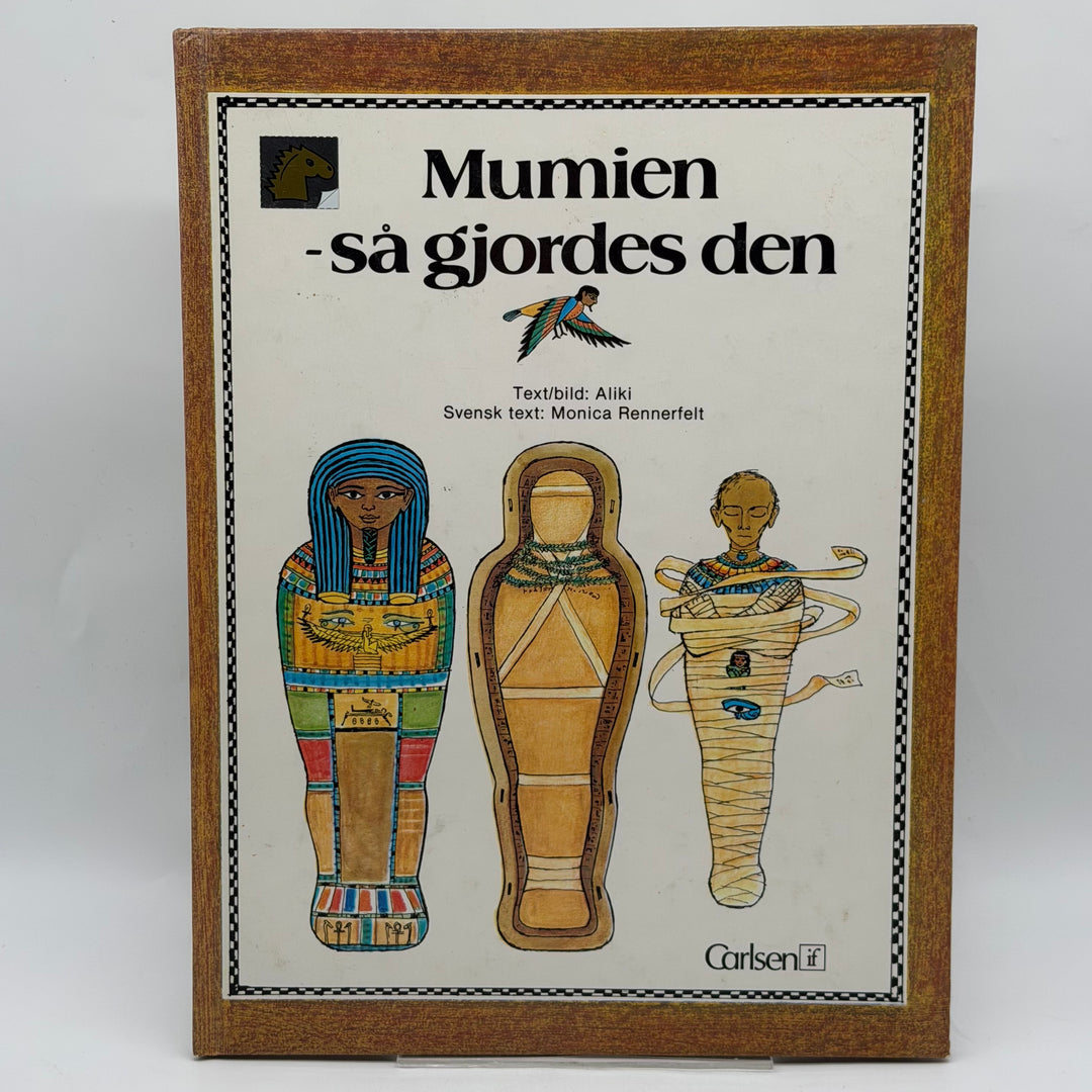 Retro faktabok Mumien barn Carlsen if