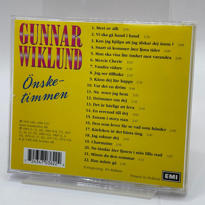 Gunnar Wiklund Önske-timmen CD Retro Musik Skiva