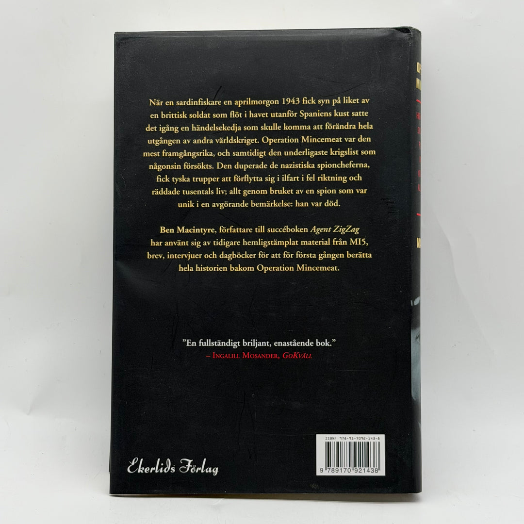 Operation Mincemeat historiebok inbunden svenska