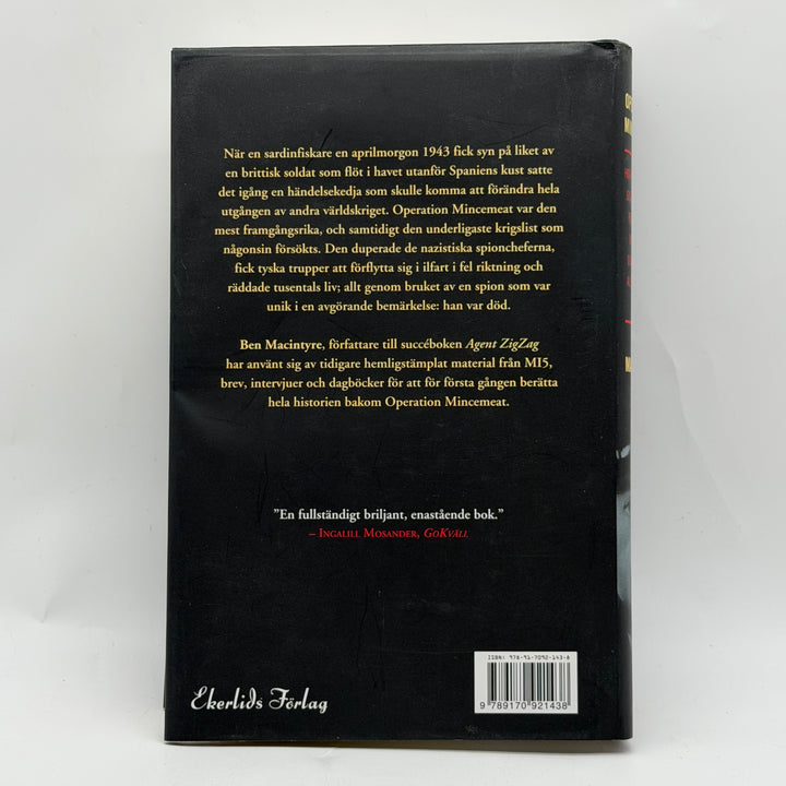Operation Mincemeat historiebok inbunden svenska