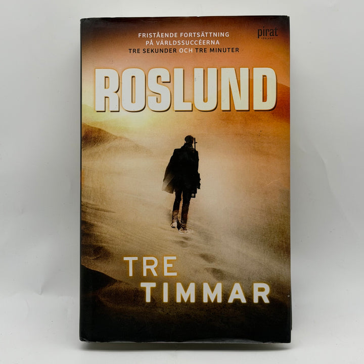 Tre timmar Anders Roslund inbunden thriller bok