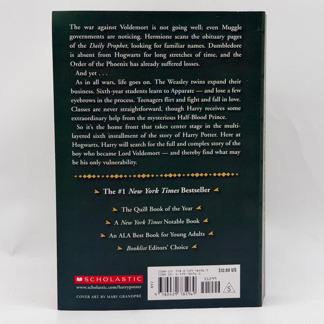 Harry Potter Half-Blood Prince engelsk pocketbok