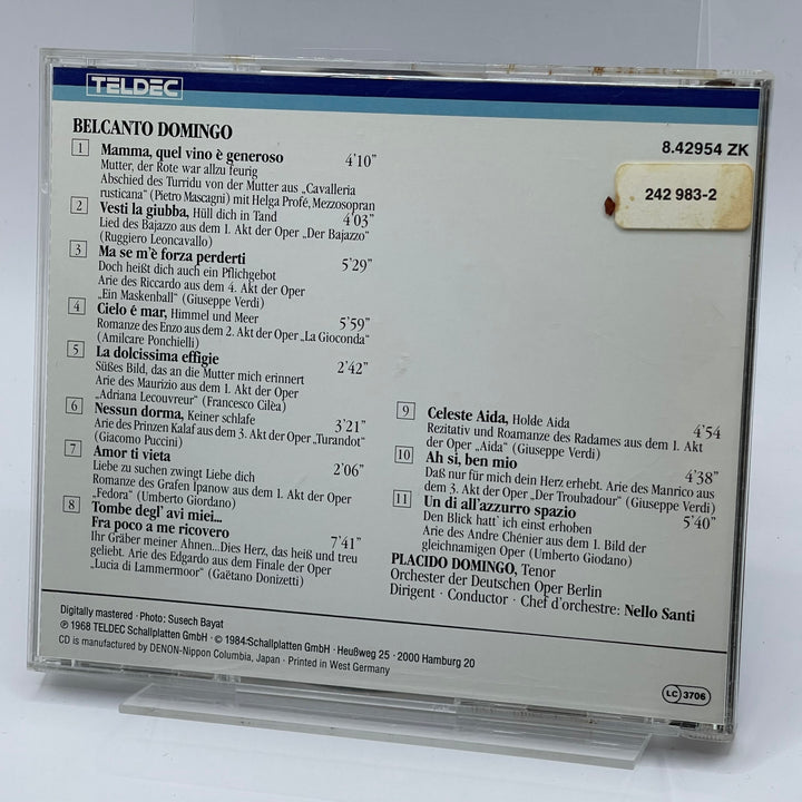 Klassiskt Placido Domingo CD-album i mycket gott skick