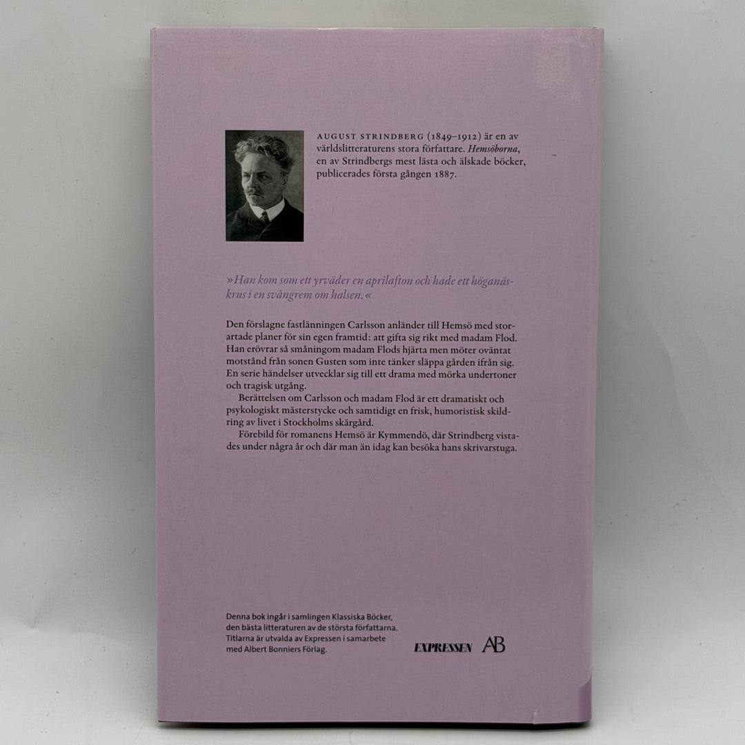 Hemsöborna August Strindberg klassisk inbunden bok