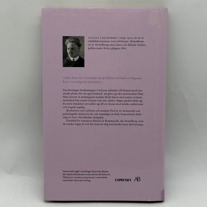 Hemsöborna August Strindberg klassisk inbunden bok