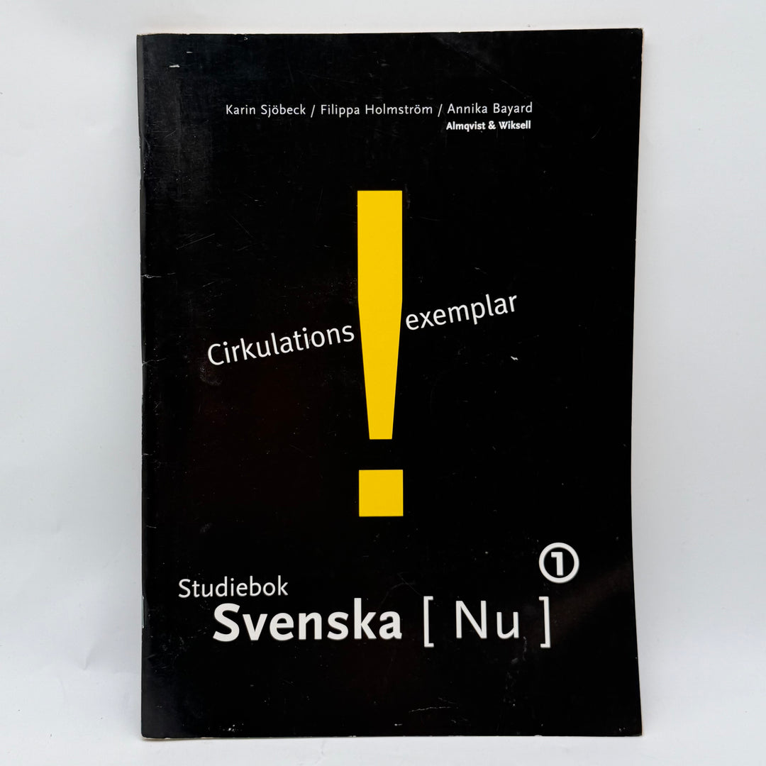 Svenska Nu 1 studiebok Almqvist Wiksell