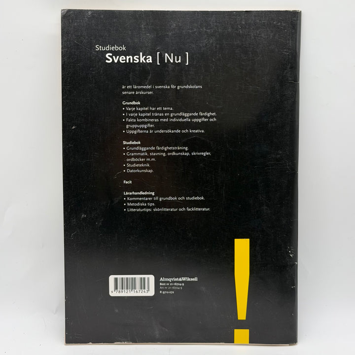 Svenska Nu 1 studiebok Almqvist Wiksell