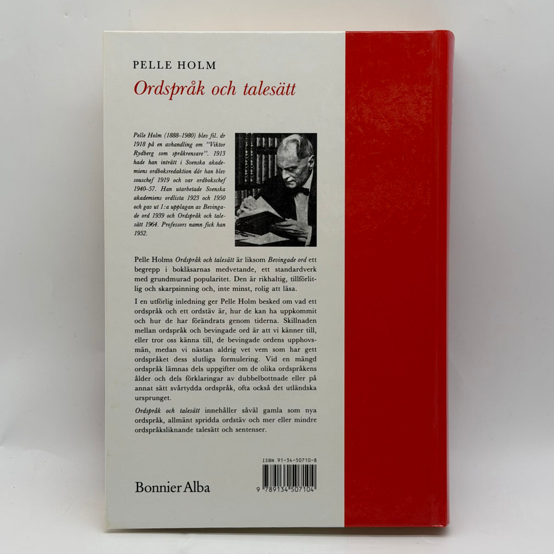 Ordspråk och talesätt bok Pelle Holm