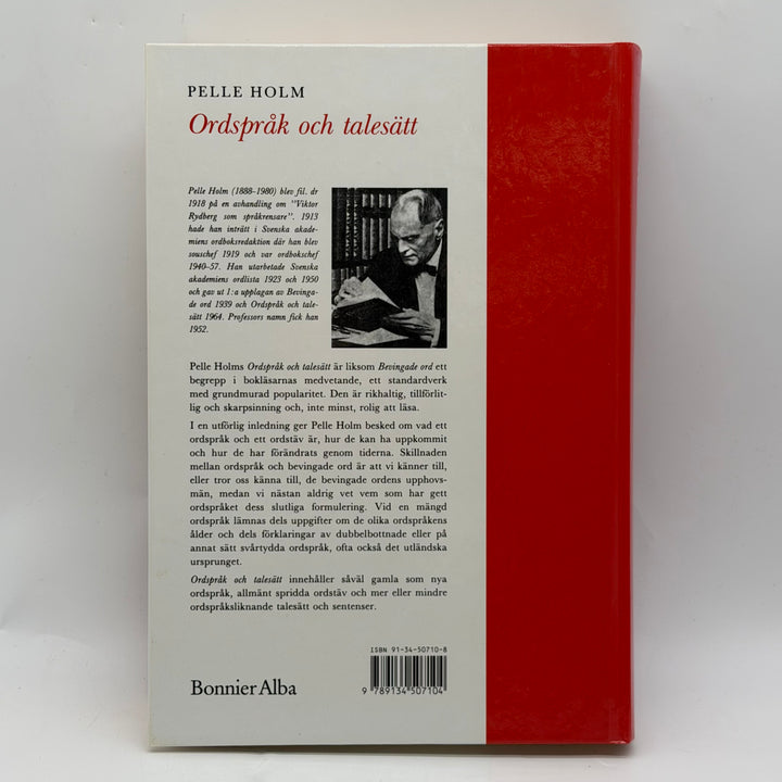 Ordspråk och talesätt bok Pelle Holm
