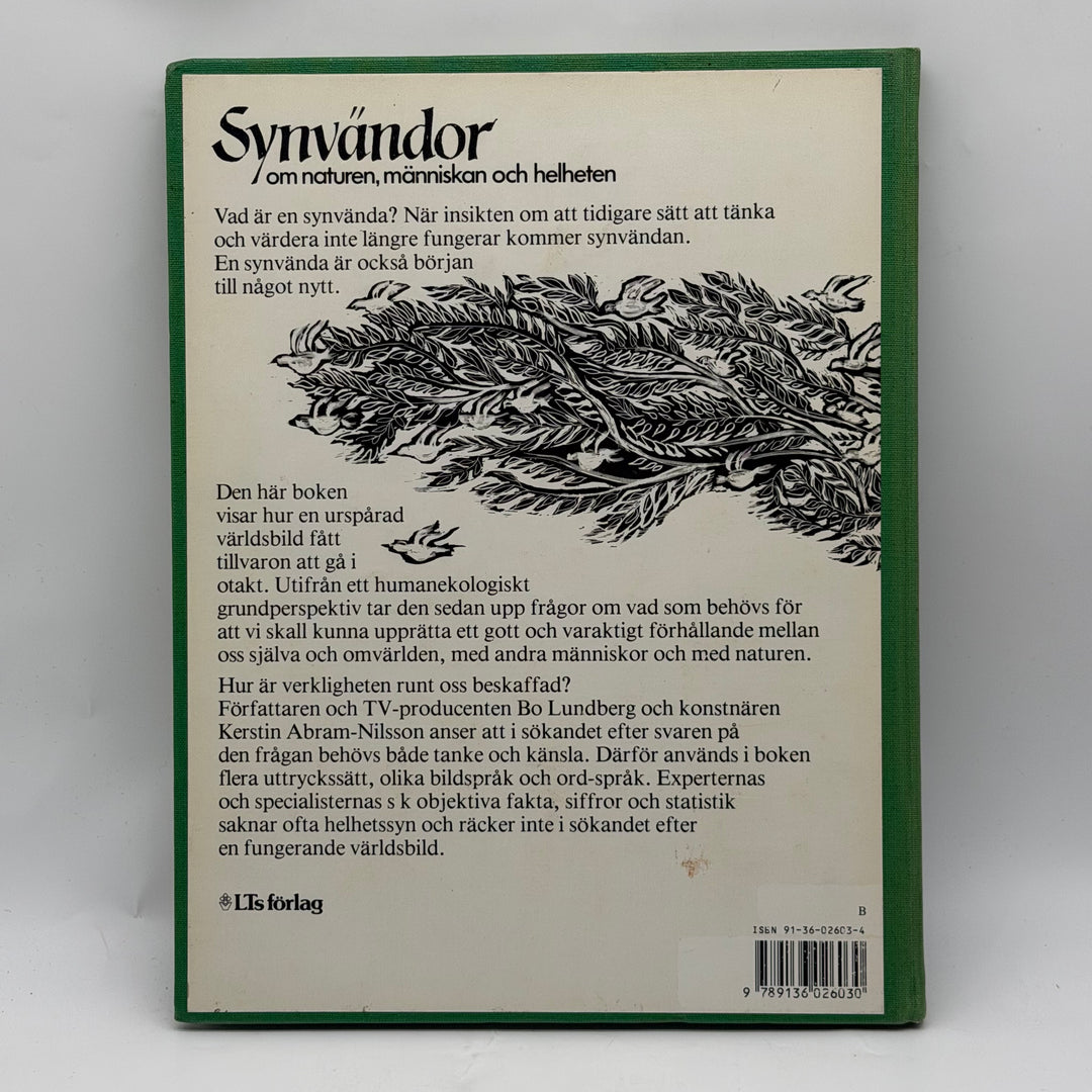 Synvändor humanekologisk fackbok retro inbunden