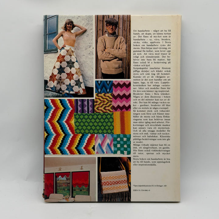 Retro handarbetsbok Stora boken om handarbete