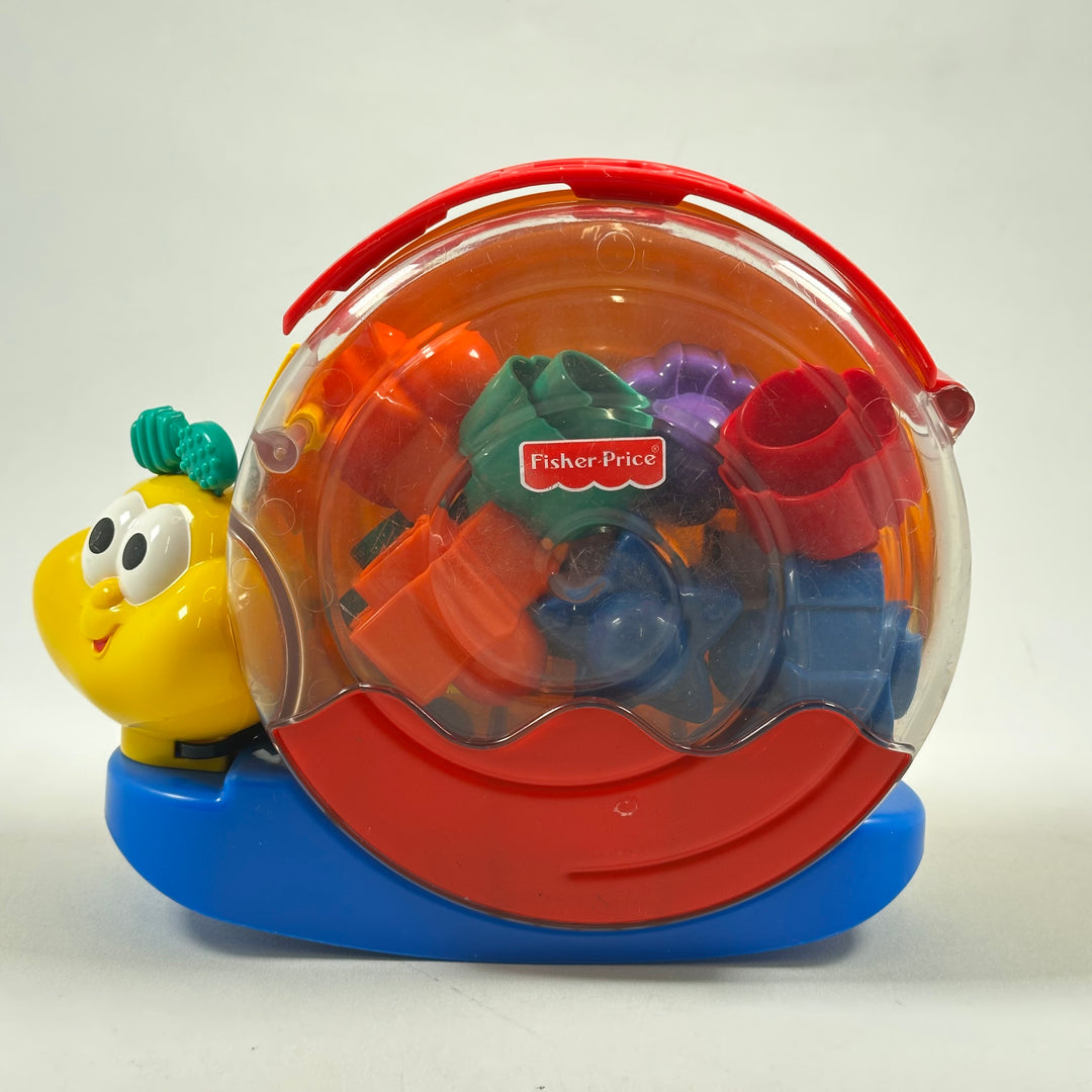 Retro Fisher-Price leksakstelefon i plast