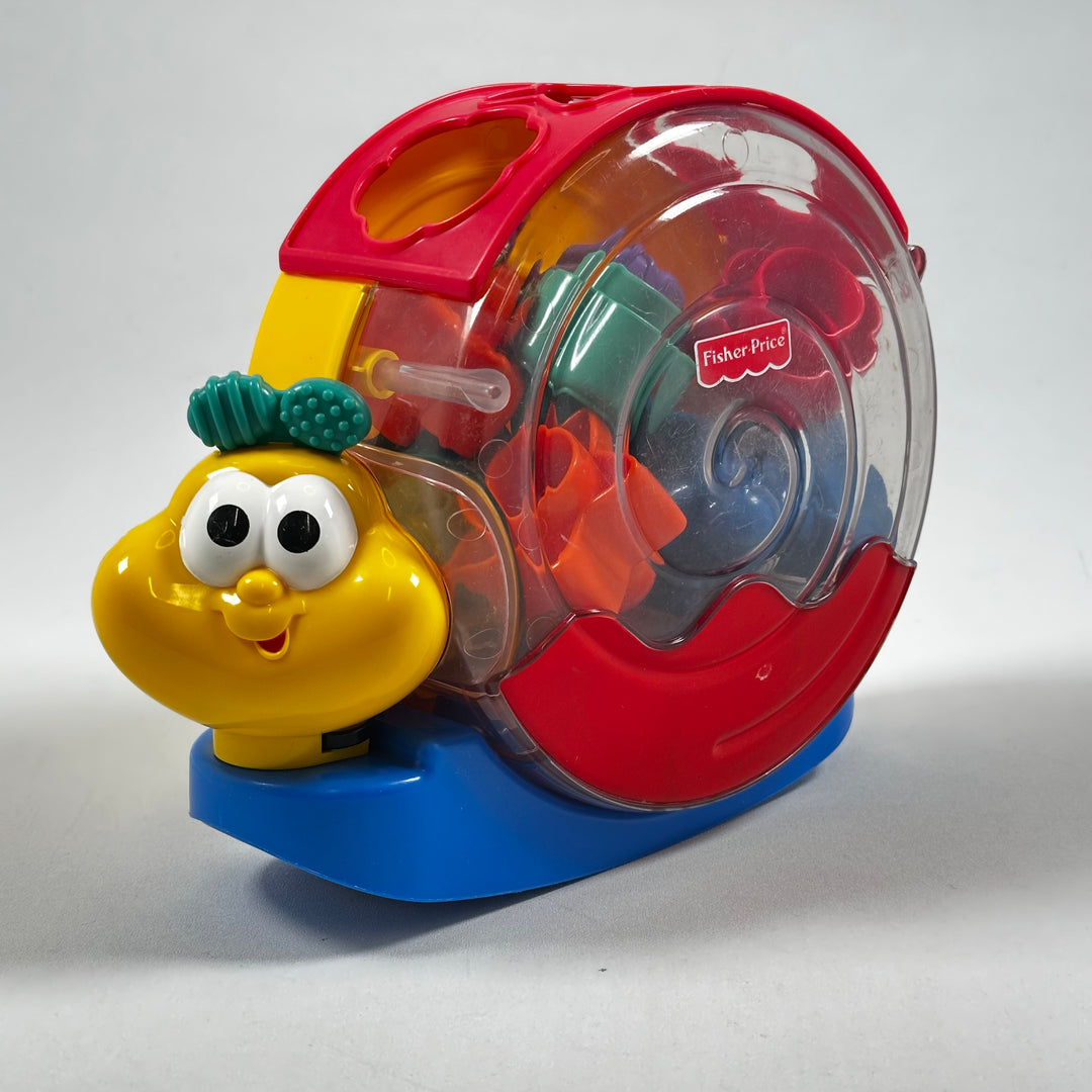 Retro Fisher-Price leksakstelefon i plast
