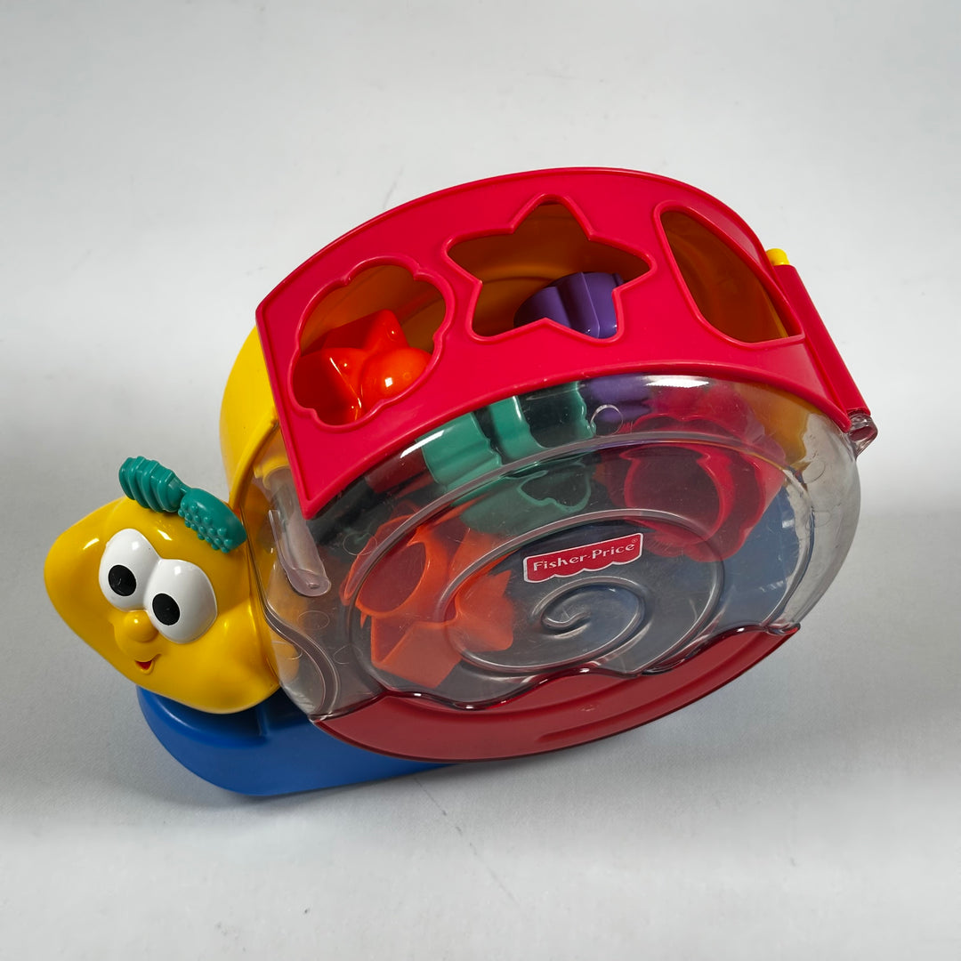 Retro Fisher-Price leksakstelefon i plast