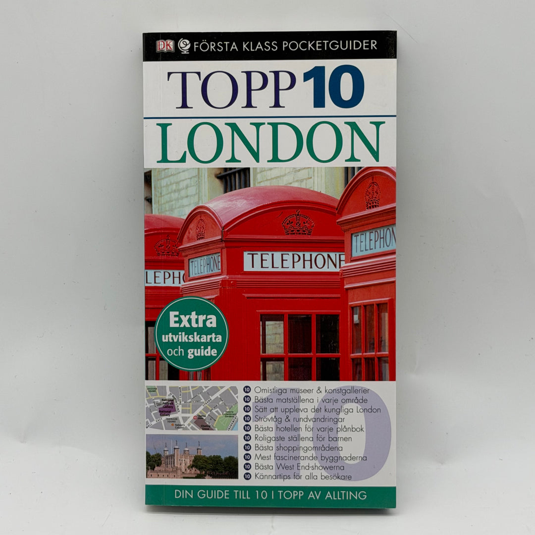 Topp 10 London reseguide DK pocketbok