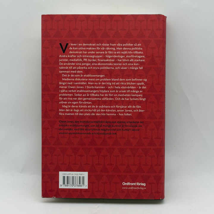 Etablissemanget av Owen Jones inbunden bok