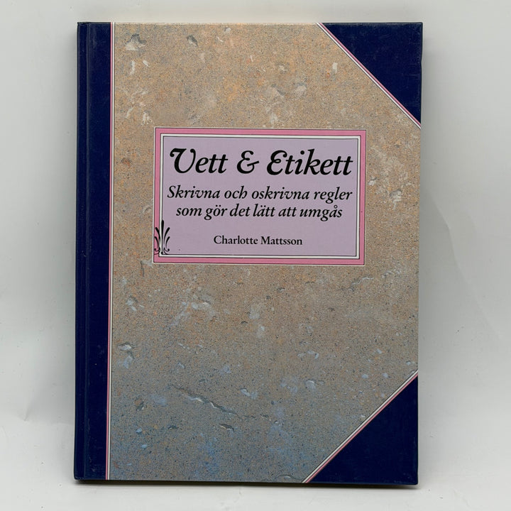 Vett och etikett bok klassisk handbok