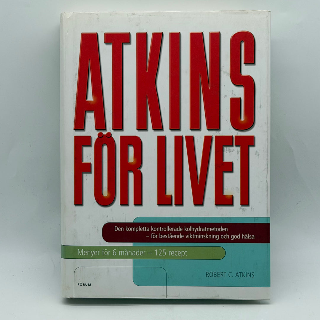 Atkins för livet kok och hälsobok begagnad