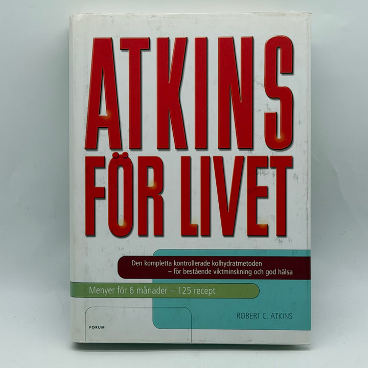 Atkins för livet kok och hälsobok begagnad
