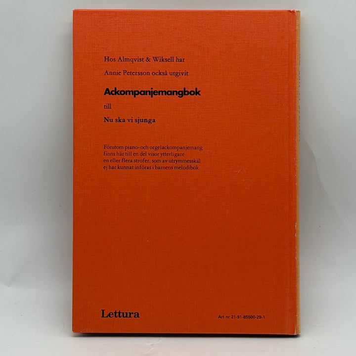 Nu ska vi sjunga retro akompanjemangsbok
