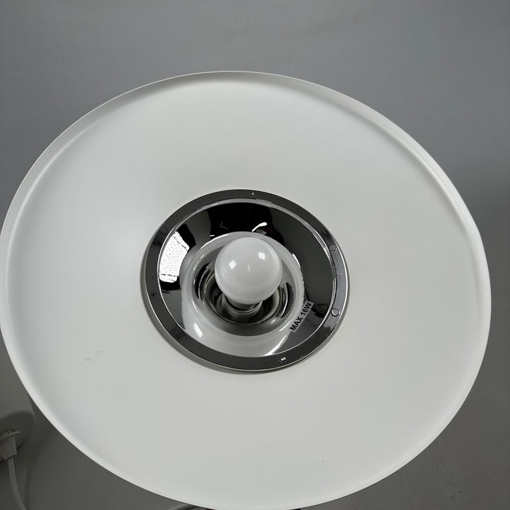 Retro Taklampa med Silverdetaljer i Mycket Gott Skick