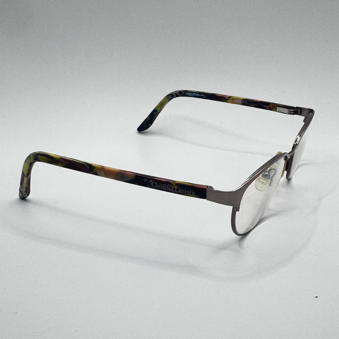 Elegant bågformade glasögon i metall - Homy Secondhand Online