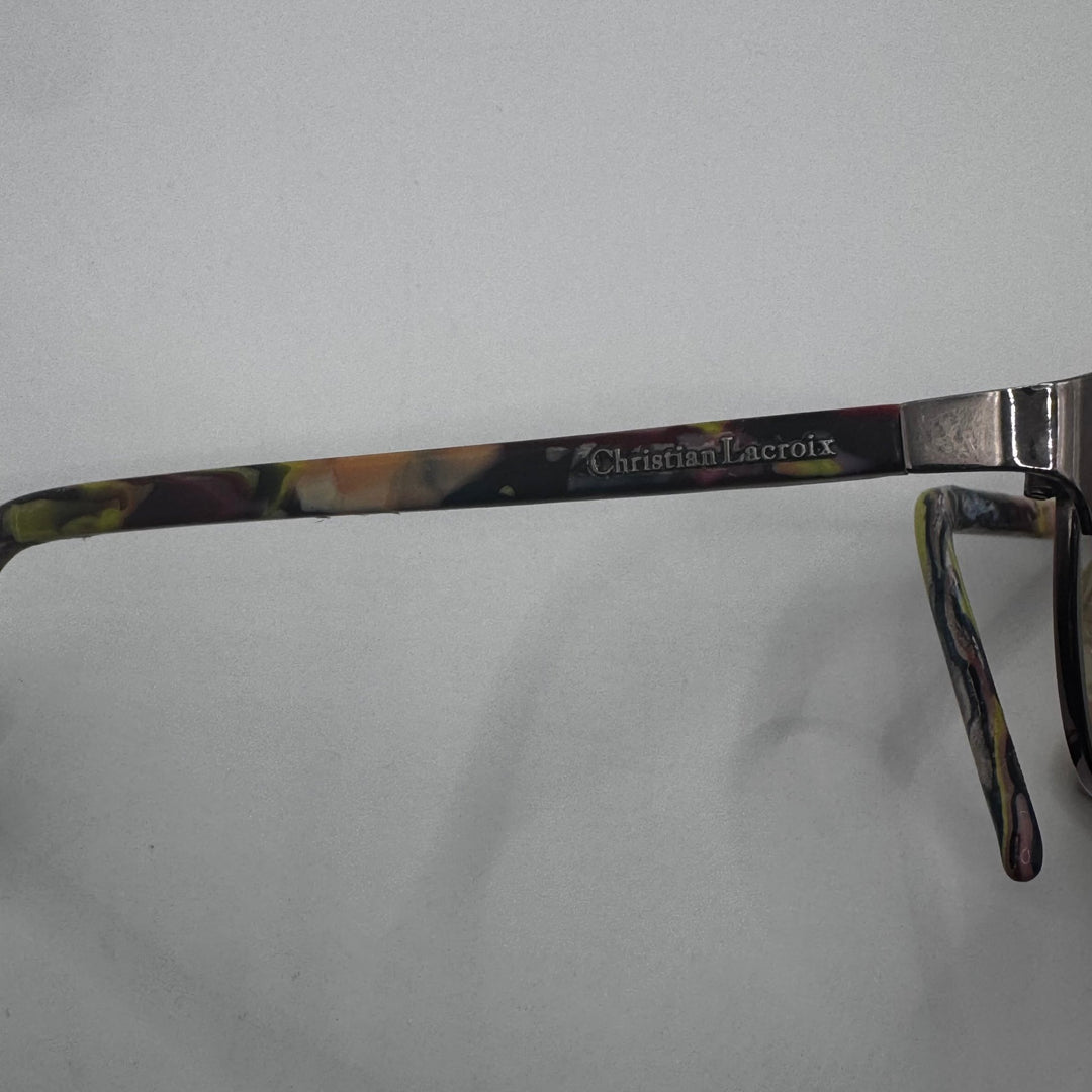 Elegant bågformade glasögon i metall - Homy Secondhand Online