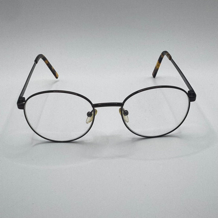 Klassiska runda glasögon i svart metall - Homy Secondhand Online